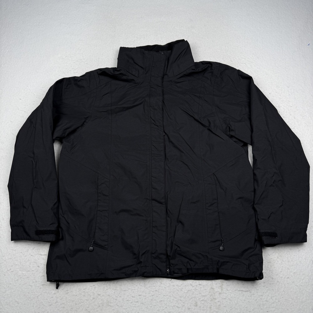 Schöffel Stream DJ Jacket Womens 48 Black Stream DJ‎ Rain Coat Water Resistant